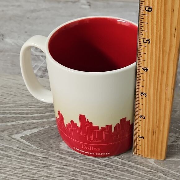 Starbucks DALLAS TX Texas Collector Series 16 oz City Coffee Tea Mug Cup 2009 - Picture 9 of 11
